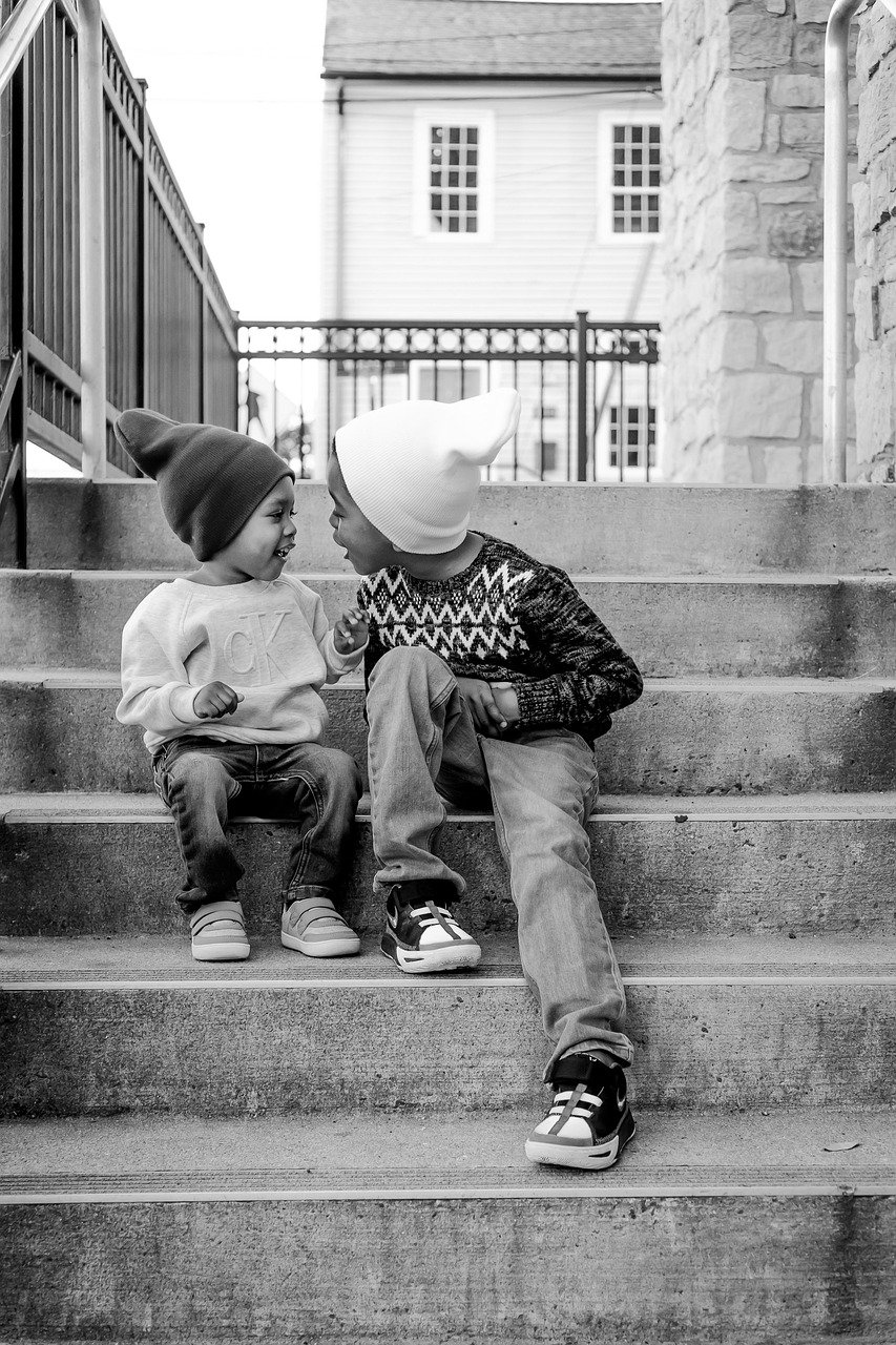 brothers, happy, sony, people, blackandwhite, monochrome, portrait, siblings, kids, boys, africanamerican, people, people, people, people, people